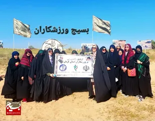 حضور مدال آوران استانی و کشوری خواهران کرمانی در کاروان راهیان نور