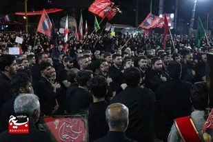 صد&zwnj;وهفدهمین حضور پرشور اردبیلی&zwnj;ها در اجتماعات شبانه در شب عاشورای حسینی