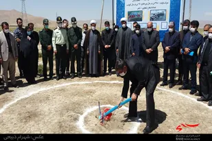 آئین کلنگ&zwnj;زنی پروژه گاوداری ۶ هزار رأسی شستا در ملایر