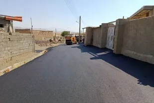 ۱۹ هزار مترمربع از معابر روستایی کرمانشاه آسفالت شد