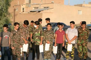 برگزاری اولین سالگرد تدفین شهید عباس دیانیان در اردستان