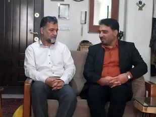 دیدار با خانواده هنرمند بسیجی متعهد انقلابی جناب آقای حمید بهجت انجام شد.