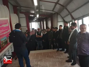 اردوی راهیان پیشرفت در سد کارون