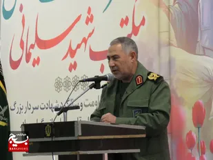 مراسم سومین سالگرد شهادت سردار سلیمانی در بقعه شیخ نوایی خوی برگزار شد