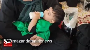 فیلم/ مراسم شیرخوارگان حسینی در شهرستان نکا
