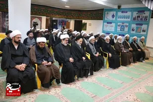 برگزاری مراسم تکریم و معارفه مسئول سازمان بسیج طلاب و روحانیون سپاه انصارالرضا(علیه&zwnj;السلام)