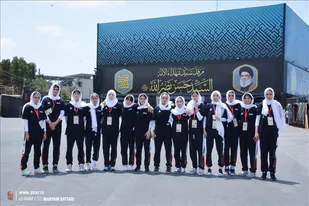 ادای احترام دختران ملی&zwnj;پوش بسکتبال ایران به مقام شامخ شهید سیدحسن نصرالله در لبنان + عکس