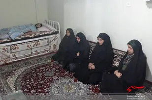 دیدار بسیجیان حوزه حضرت معصومه (س) صالح&zwnj;آباد با خانواده شهید &laquo;اصلانی&raquo;