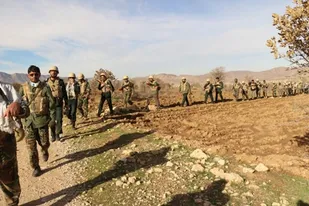 پیاده روی برد بلند کارکنان ناحیه مقاومت لردگان