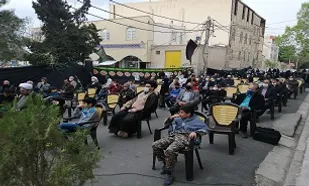 چهارمین یادواره شهدای منطقه خضر نبی قم برگزار شد/ کاشت نهال به یاد سه سردار شهید