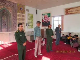 تودیع و معارفه فرمانده واحد بسیج دانش آموزی در شهرستان کوهبنان انجام شد