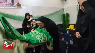 جشن میلاد امام رضا (ع) ویژه بانوان کارمند شهرستان آبادان با حضور خدام رضوی