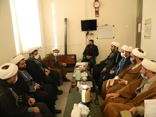 دیدار رئیس اداره تبلیغات اسلامی با مسئولین سپاه ناحیه هرسین