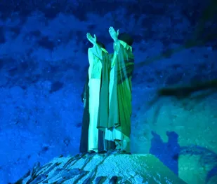 مراسم بازسازی "واقعه غدیر" در شهرستان چوار برگزار شد