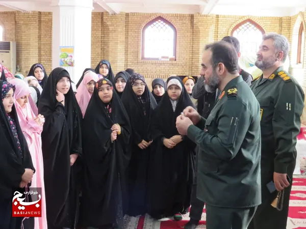 حضور فرمانده سپاه قدس گیلان در جمع معتکفین