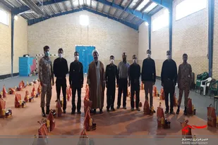 برگزاری مرحله چهارم از رزمایش کمک مومنانه در شهر صالح آباد