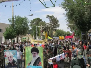 راهپیمایی شکوهمند روز جهانی قدس در نایین به روایت تصاویر
