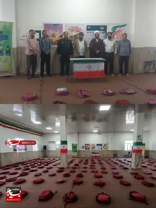 برگزاری رزمایش کمک های مومنانه برای دانش آموزان در شهرستان لالی