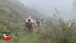 نجات ۲ کوهنورد مفقودی در ارتفاعات حیران