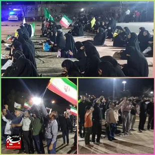 تجلی وحدت و همبستگی مردم هندیجان دراجتماع موج ۱۴۶