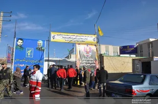 گوشه هایی از  بیمارستان سیار نیروی زمینی سپاه در مرند