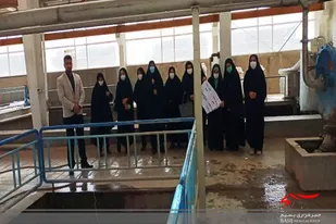 بازدید از کارخانه کاغذ توسط اعضاء گروه حوزه زینب کبری(س) ملایر
