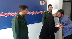 مسئولین روابط عمومی سپاه باروق تجلیل شدند