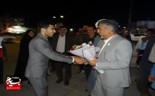 آئین استقبال از قاری برتر قرآن کریم در دشتی برگزار شد