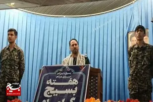 سخنرانی فرمانده سپاه نهاوند در نمازجمعه به مناسبت هفته بسیج