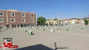 بوی مهربانی در بام&zwnj;ها و دیوارها؛ بسیج سازندگی مسجدسلیمان در خدمت مردم