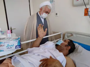 مدیرکل ارشاد استان از خبرنگاران حادثه اخیر عیادت کرد