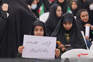 برگزاری اجتماع سه هزار نفری دانشجویان کرمانی در گلزار شهدا