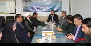 دیدار مسئولان سپاه سامان با کارکنان آموزش و پرورش