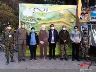 حضور بازرسان معاونت فرهنگی سپاه قائم آل محمد (عج)استان سمنان در سرخه