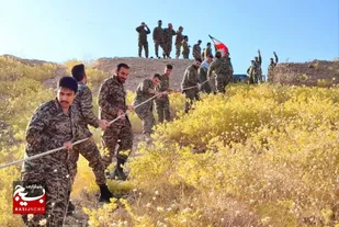 کوهنوردی و راهپیمایی بسیجیان شهرستان دزفول