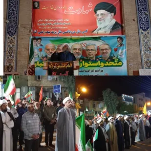برگزاری مراسم بزرگداشت سالگرد شهادت شهید سلامی و سایر شهدای اقتدار در حاجی&zwnj;آباد