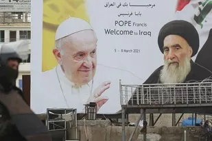 مرجع شیعیان در عراق، پاپ را به حضور پذیرفت