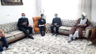 دیدار و تجلیل مسئولان سپاه با دارنده مدال طلای پارالمپیک جهان