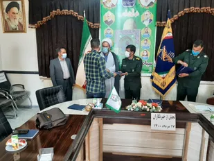 سپاه ناحیه خدابنده از خبرنگاران این شهرستان تجلیل کرد