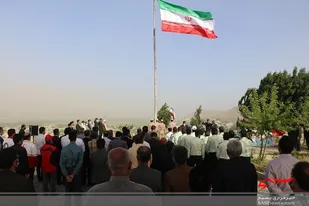 مراسم صبحگاه مشترک نیروهای مسلح درشلمزار