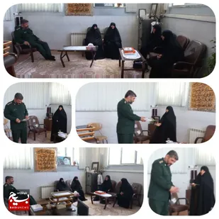دیدار فرمانده ناحیه مقاومت بسیج خمینی شهر با فرمانده پایگاه مقاومت بسیج یاس نبی