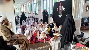 مراسم سومین سالگرد شهادت حاج قاسم سلیمانی در دبستان علویه اسلامیه