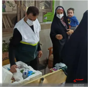 اعزام تیم پزشکی به  روستای فیاضیه آبادان جهت درمان نیازمندان