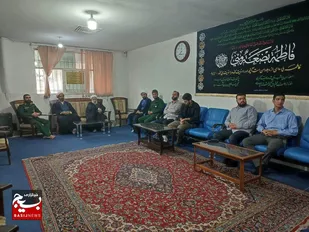 بازدید و سرکشی مسئول نمایندگی ولی فقیه در سپاه استان البرز، از حوزه ۴۱۳ ناحیه مقاومت بسیج امام هادی (ع)
