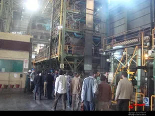بازدید علمی ، آموزشی کارکنان ناحیه مقاومت بسیج کاشان از کارخانه فولاد امیر کبیر