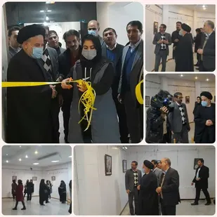 نمایشگاه آثار هنرمندان استان در اولین جشنواره استانی کالیگرافی (نماز و مهدویت) برپا شد.