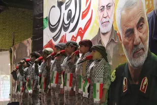 مراسم چهارمین سالگرد شهادت سردار قاسم سلیمانی در ایوانکی برگزار شد