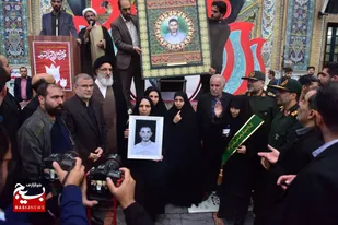مراسم اولین سالگرد شهادت شهید بسیجی سید روح&zwnj;الله عجمیان برگزار شد