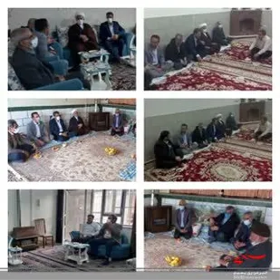 دیدار باتعدادی از جانبازان شهر وردنجان