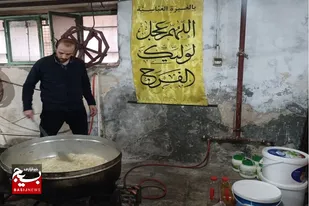 برپایی ایستگاه صلواتی به همت کانون بسیج مداحان و هیئات مذهبی سپاه ملایر